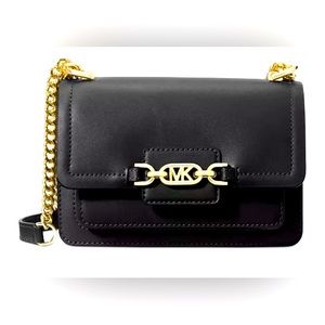 NWT Michael Kors black leather bag